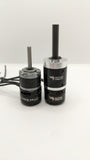 22mm Brushless Drive on left, 24mm Brushless Drive on right